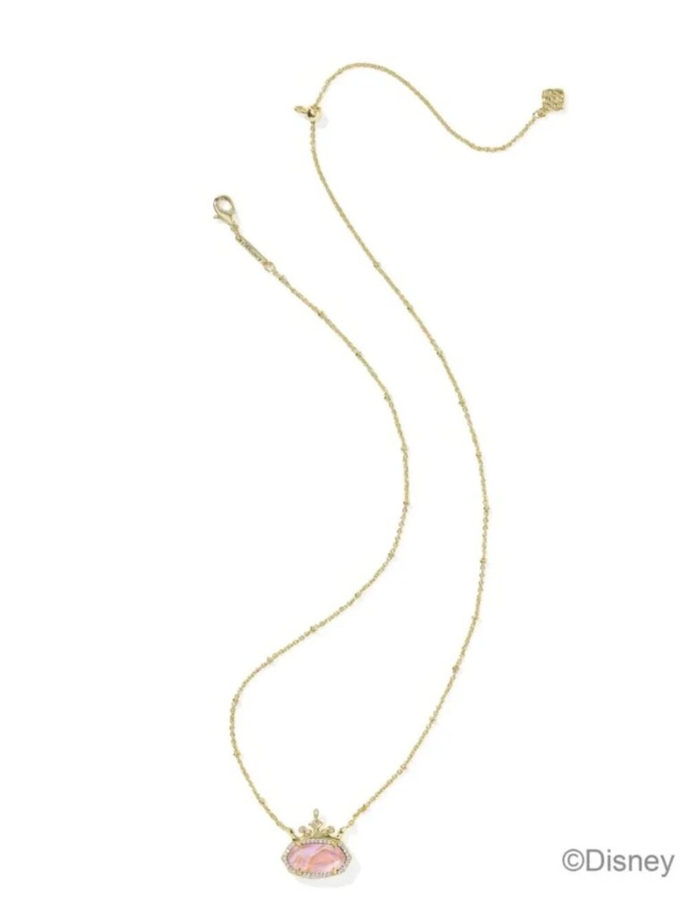 Disney | Kendra Scott Elisa Princess Gold Short Pendant Necklace - Picture 5 of 6